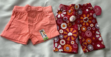 2 NWT-Infant Girl's Shorts-Garanimals 6-9 Months & Target Floral Size 6 Months-