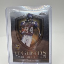 2025 Topps Chrome RANDY MOSS Legends Of The Gridiron Insert - VIKINGS