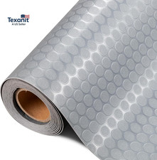 7.5X17 FT Garage Floor Mat, Coin Plate Sheet PVC Roll for under Car Parking Prot