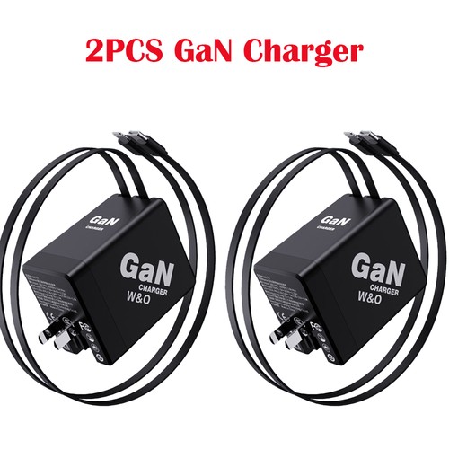 Chargeur Rapide GaN 120W - Double Câble de Charge Rétractable 31,5 Pouces/80cm - 1/2PCS - Photo 12 sur 12