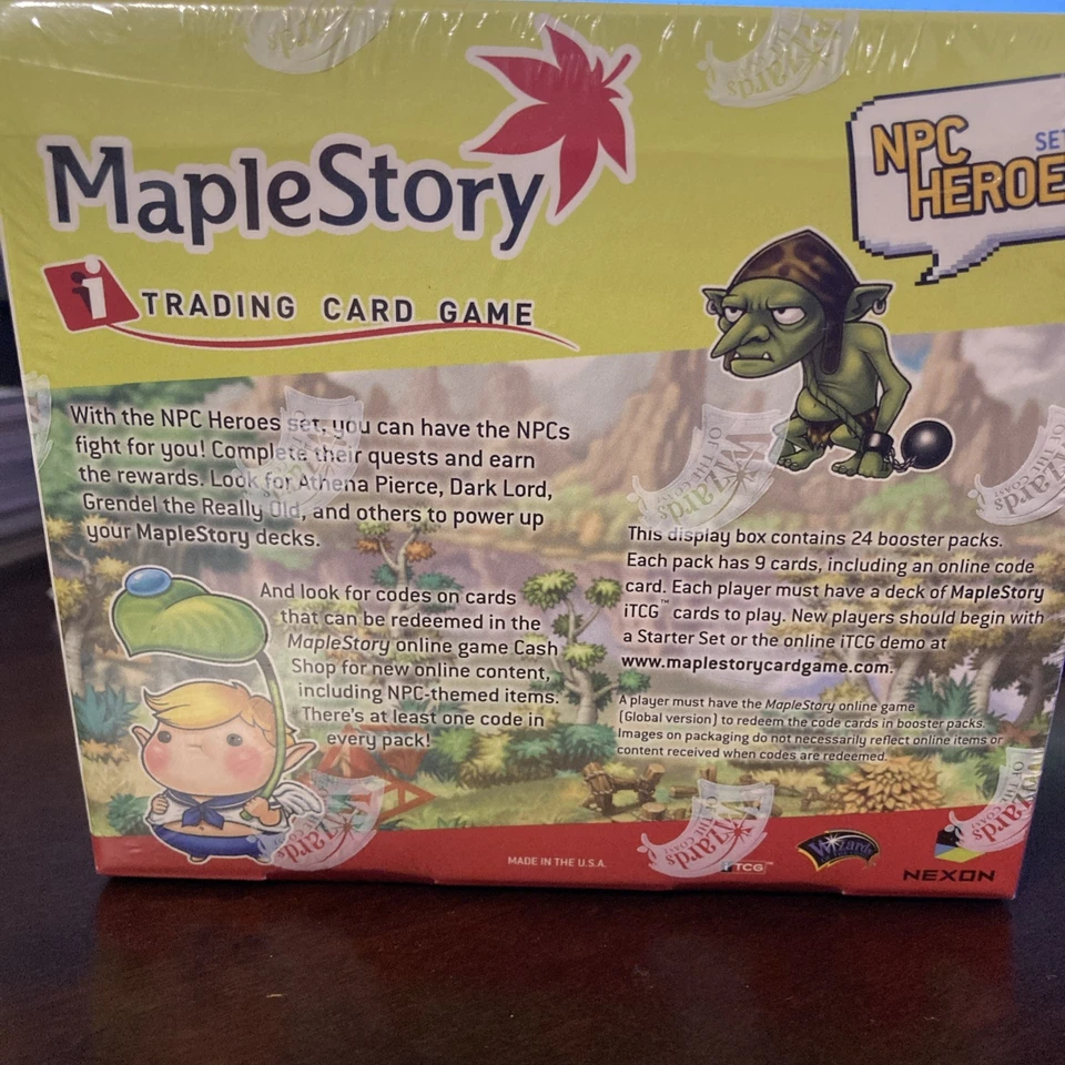 MapleStory iTCG бустер бокс-сет 4 NPC героев - Изображение 2 из 4