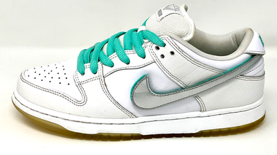 Nike SB Dunk Low Pro x Diamond Supply WHITE Size 8M BV1310-100