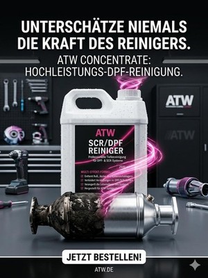 2,5 Liter Dieselpartikelfilterreiniger, Ideal für ATW-DPF-Spülgerät