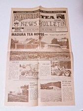 Madurah Tea News Bulletin! Vintage Advertising Booklet! October 1985!
