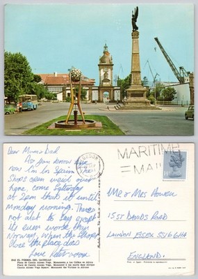 c43994 Plaza de Camilo Alonso Vega El Ferrol del Caudillo Spanien Postkarte 1981