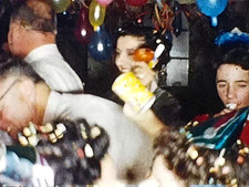 8mm Film 1958 New Year's Eve 1950s Home Movie Family Dancing Drinking Party