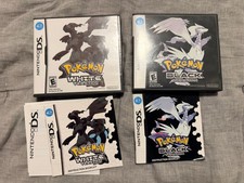 Pokemon White Black Nintendo DS Replacement Case Only NO GAMES - Bundle