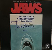 Signed John Williams autographed jaws soundtrack