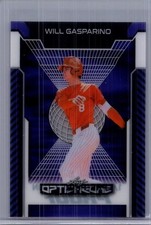 Will Gasparino 2025 Leaf Optichrome Baseball 1/1 Pre Production Proof