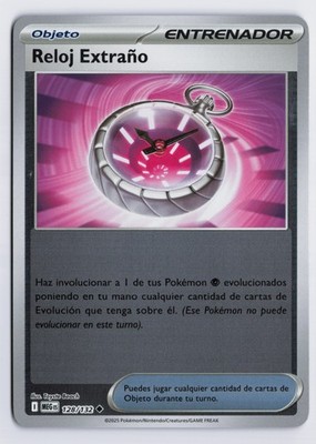 Spanish Strange Timepiece - MEG #128/132 ME01: Mega Evolution Reverse Holo LP