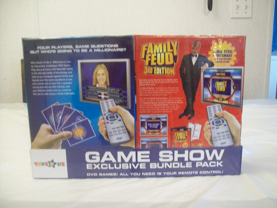 FAMILY FEUD  & WHO WANTS TO BE A MILLIONAIRE DVD GAMES - BRAND NEW & SEALED - Image 3 of 4