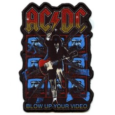 ACDC Blow Up Your Video Patch Classic Rock Band Sublimated Iron On