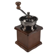 Manual coffee grinder Wood / metal hand mill Spice mill (wood color) S1I69443
