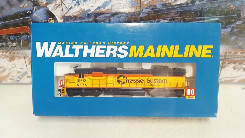 HO SCALE WALTHERS MAINLINE SD50 B&O CHESSIE SYSTEM DIESEL LOCOMOTIVE DCC W/SOUND