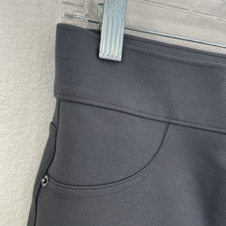 Spanx Leggings Womens Small Gray High Rise Pull-On Jean-ish Ponte Stretch Pants - Image 3 of 4