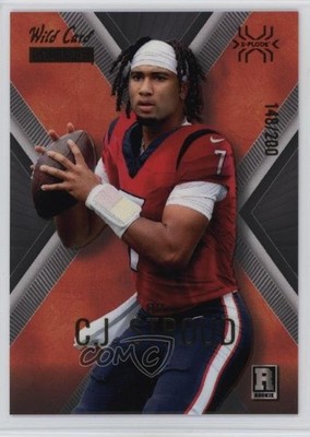 2023 MATTE Rookie Special Edition X-Plode Black - Orange X CJ Stroud RC 1pi0
