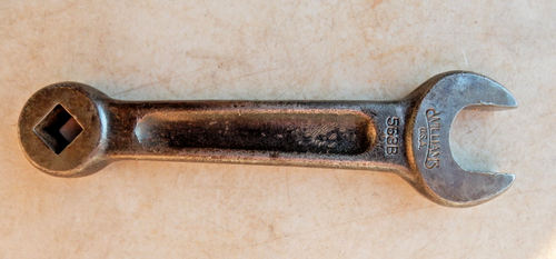 Antiker Williams 7/8" Maschinist Drehbank Werkzeug Nr. 563B Maulschlüssel, USA