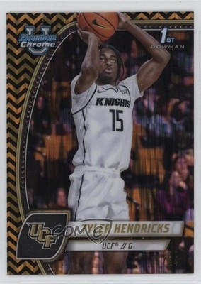 2024-25 Bowman U Chrome Black & Gold Stealth Refractor 17/24 Tyler Hendricks 6e0