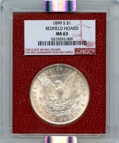 1899-S $1 Morgan Dollar Redfield Hoard NGC MS63