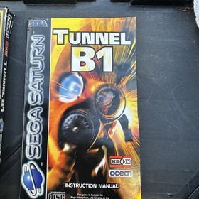 Tunnel B1 for U.K SEGA SATURN, Complete with Manual.