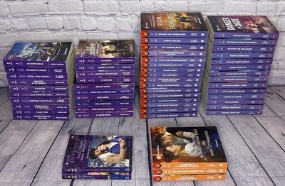 Harlequin Intrigue (52 Pcs)  & 3 Historical Novels, Total Lot of 55 Paperback