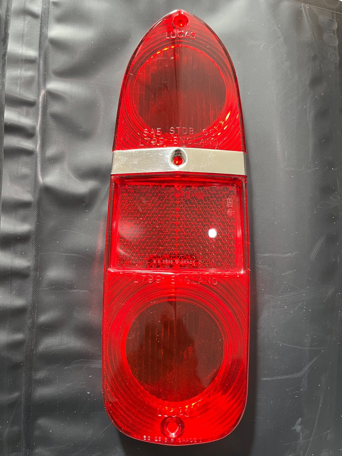 OEM Lucas NOS Tail light lens L799 for Aston Martin & Triumph TR4/4A/5/250.