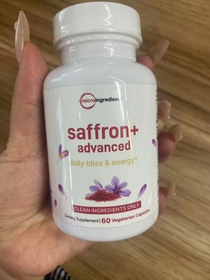 Micro Ingredients Saffron+ Advanced Supplements 60 Veggie softgels 10-in-1 NEW A