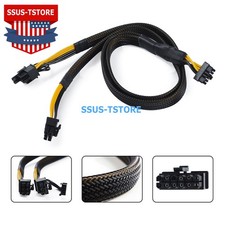 For Dell Mini 12Pin to 6 8 Pin 6 2 PCIe GPU Power Cable PowerEdge R7525 R750