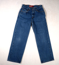 Levi's 550 Boys Blue Jeans 550 Relaxed Fit Straight 16 28x28 Medium wash