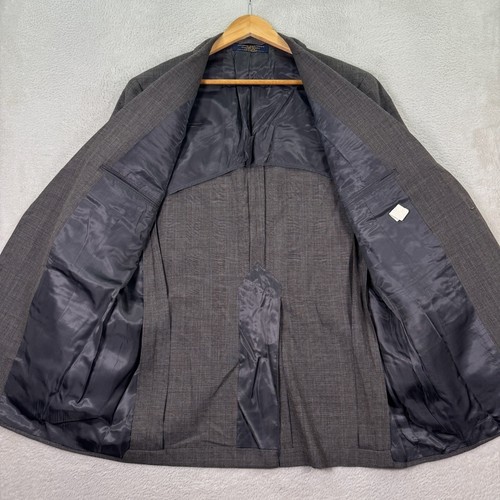 Vintage Brooks Brothers Herren 42R Classic Fit Blazer Braun Glencheck Sport Mantel - Bild 3 von 9