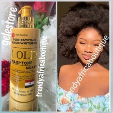 X 1 Pure Egyptian GOLD Maxitone  Face & Body Lotion,  300ml 14days. All Skin👌👌