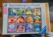 MAGICAL POTIONS OF WHITCHCRAFT A 1000 PIECE JIGSAW PUZZLE BY RAVENSBURGER - USED