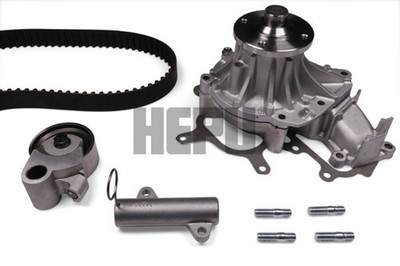 Wasserpumpe + Zahnriemensatz HEPU PK76740 für TOYOTA HILUX 7 Pick up HIACE 4 Bus