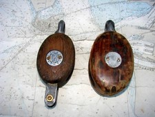 COPPIA antichi BURMAN CO CHICAGO BLOCCHI DI LEGNO-GRANDI LAGHI BARCHE-L@@K
