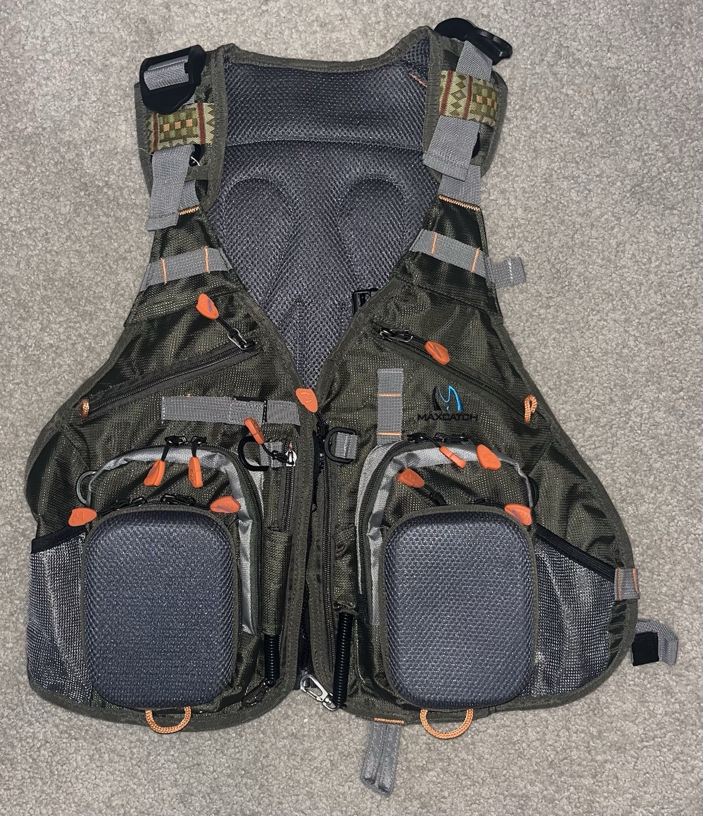 Fish Catching Insect Maximum Catch MaxCatch Fly Fishing Vest Pack Tech Pack Model | eBay