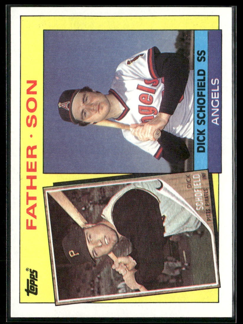 1985 Topps #138 Dick Schofield / Dick Schofield F&S