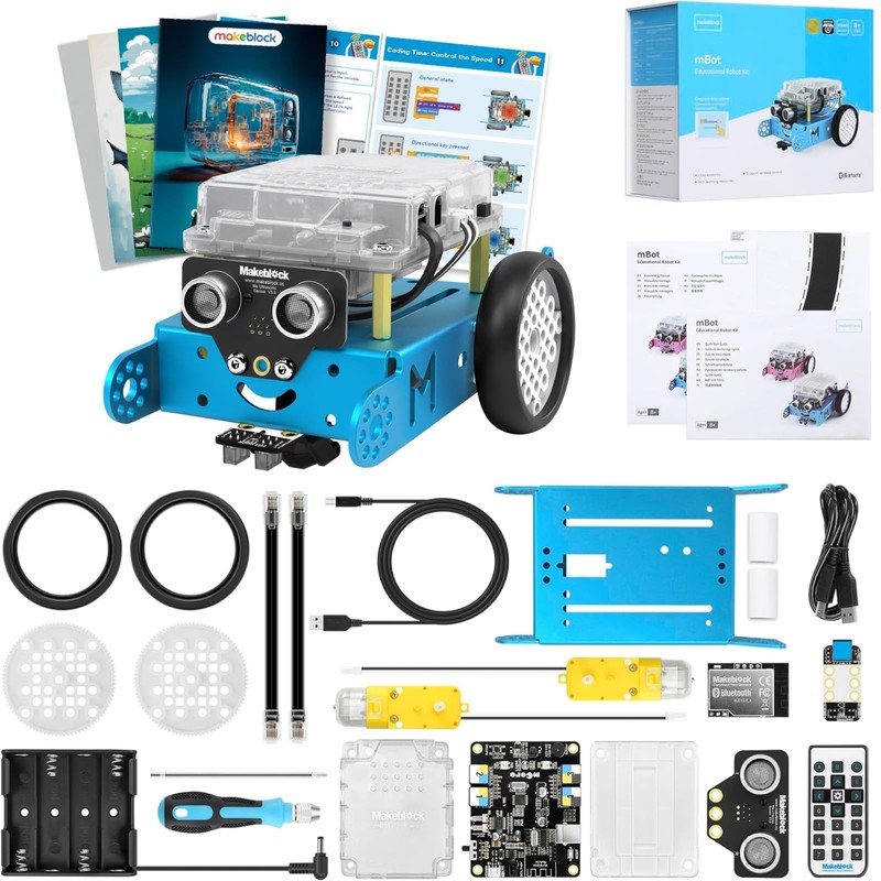 Makeblock mBot Robot Kit with Scratch Coding Box, STEM Projects for Kids Lear...