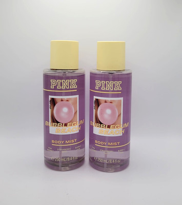 Victoria's Secret Pink Bubblegum Beach Fine Fragrance Body Mist 8.4 oz Set of 2