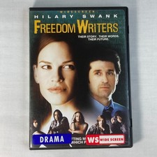 Freedom Writers DVD, 2007, Widescreen VERY GOOD Hilary Swank, Patrick Dempsey