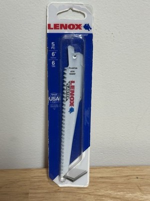 Lenox 5 Piece Saw Blades 5pc, 6 6TPI, Model 20570636RP
