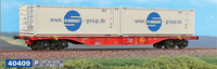 Acme 40409 Db Ag GüTerwagen H0 1:87 Rot 2X Bulk-Container 30’