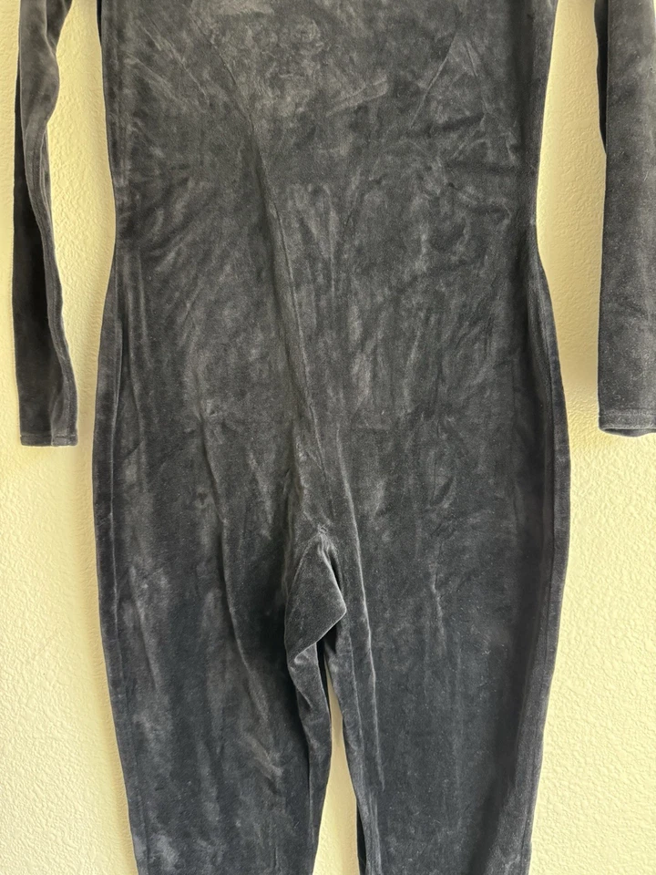 Mono parche terciopelo negro vintage años 80/90 Jessica McClintock Gunne Sax talla: M Foto 4 de 4