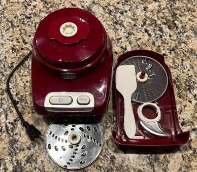 Wolfgang Puck Bistro Red Motor Base & Drawer w/Accessories - BFPR0015 - Tested!