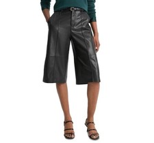 Schwarze Damen Ledershorts | Echtes weiches Lammfell Leder Relaxed Style...