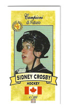 2003-04 Campioni Di Futuro #11 Sidney Crosby Rookie Card RC 1/500 Gold Parallel
