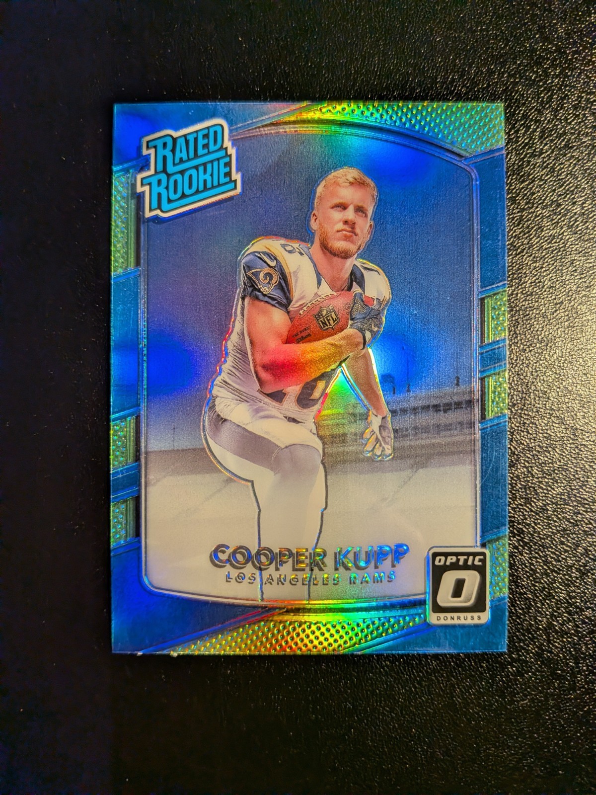 2017 Donruss Optic - Rated Rookie Cooper Kupp #179 Lime Green Prizm (RC)