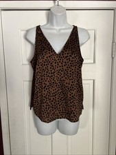 Old Navy Women’s Tops Sz Small Sleeveless Animal Print Blouse 