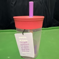 Owala Spill Resistant Kids Sippy Cup w/ Straw...