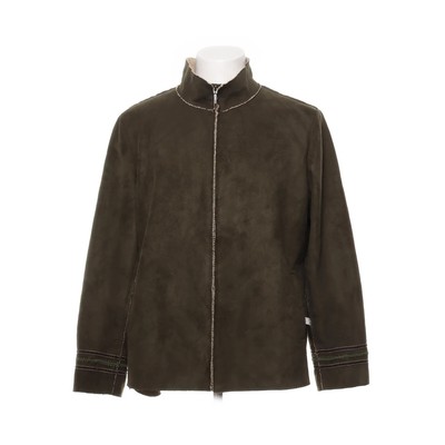 Unlisted, Shearling Jacke, Herren, Größe: XL, Grün/Beige, Polyester #0Nj