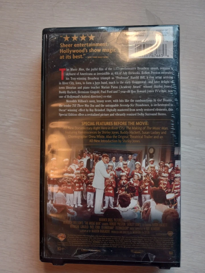 NEW SEALED The Music Man - VHS - Special Edition Hard Case Watermark - Image 2 of 4